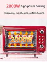 Four à micro-ondes 48l Four à gâteau Grille-pain multifonctionnel Mini four professionnel électromécanique intelligent pour la cuisson