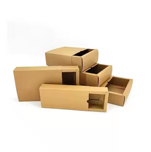 Cajas de ropa con logotipo personalizado Cajas de envío corrugadas Kraft de gama alta para embalaje de ropa hechas de materiales reciclados - Product Image 1