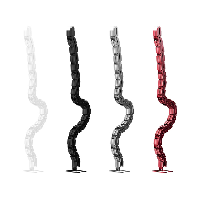 Under Desk Wire Cable Tray Management Spine Square Snake Wire Spine Office Cable Management