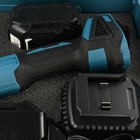 Meuleuse d'angle sans fil 18V Li-ion à moteur sans balais avec interrupteur coulissant pour béton
