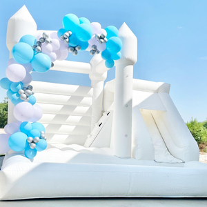Đám Cưới Lâu Đài <span class=keywords><strong>Bouncy</strong></span> Combo Kid Dành Cho Người Lớn Nhảy Lâu Đài Inflatable Trắng Nhà Bị Trả Lại Với Bóng Pit Trượt Đồng Bằng Lâu Đài Cho Đảng - Product Image 3