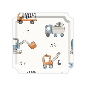 Juego de Vajilla Desechable con Diseño de Camión Tractor DAMAI, Platos, Vasos y Servilletas de Papel para Fiestas de Cumpleaños - Product Image 4