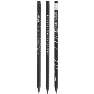 Crayon en bois de cèdre noir, merchandising personnalisé - Product Image 1