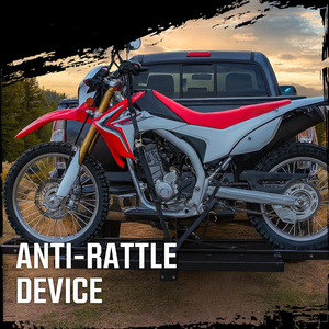 601 Motorrad-Anhängerkupplungsträger, Hochbelastbarer Stahl-Dirtbike-Transportträger, Passend für Fahrzeuge mit 2-Zoll-Anhängerkupplungsaufnahme - Product Image 4