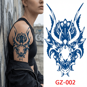 Autocollant de <span class=keywords><strong>tatouage</strong></span> personnalisé, logo de marque, imperméable, pour hommes et femmes, à base de plantes naturelles, genipine, jagua, <span class=keywords><strong>tatouage</strong></span> semi-permanent temporaire - Product Image 6