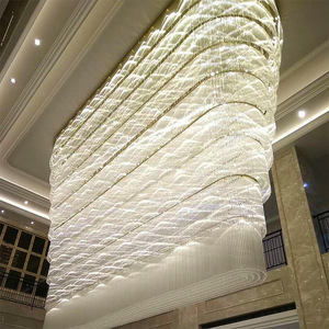 Lámpara Colgante LED Artística de Cristal Acrílico con Forma de Flor de Ciruelo para Escaleras, Vestíbulos de <span class=keywords><strong>Hotel</strong></span> y Villas, Personalizable - Product Image 4