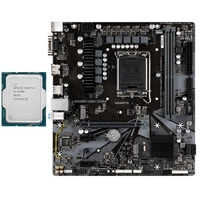 LGA1700 GIGABYTE B660M-D2HX SI/D2H Desktop-Motherboard CPU-Kit Doppel-DDR4 64GB B660 SATA 12. Generation I3-12100F/I5-12400F/I7-12700F