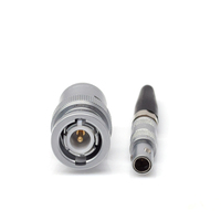 Mini conector de autobloqueo Push-Pull de metal de 1pin, interfaz de señal impermeable para equipos industriales