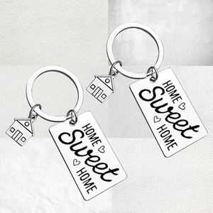 Sweet First House Chaînes Famille Cadeaux Couples Porte-clés Nouvelle Maison <span class=keywords><strong>Immobilier</strong></span> Porte-clés - Product Image 5