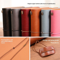 Cuaderno de Cuero con Logotipo Personalizado, Diario Vintage, Cuaderno de Tapa Dura, Cuaderno de Escritura, Regalo