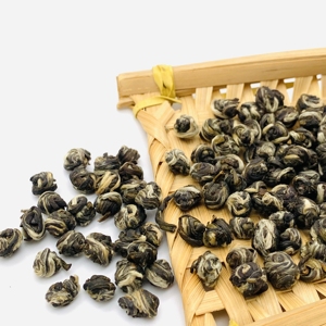 Té Verde de Jazmín Dragon Pearl Bailongzhu al por Mayor, <span class=keywords><strong>Hojas</strong></span> Sueltas de Fujian, en Bolsas al Vacío o en Caja - Product Image 2
