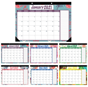 Calendrier personnalisé à succès avec logo, impression colorée, agenda hebdomadaire de bureau - Product Image 4