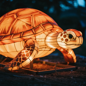 Lanterna in Seta Personalizzata a Forma di Tartaruga Marina <span class=keywords><strong>per</strong></span> Decorazioni Natalizie, Pasquali, del Ringraziamento, Acquario, Matrimoni in Spiaggia, Stanze <span class=keywords><strong>per</strong></span> Adulti, Feste a Tema Oceano - Product Image 5