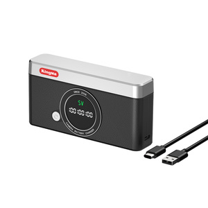 KingMa Boîtier de chargeur de batterie pour appareil photo 3 baies LI-90B DB-110, Hub de charge et de stockage portable USB-C pour Olympus TG-6 TG-7 <span class=keywords><strong>Ricoh</strong></span> GR <span class=keywords><strong>III</strong></span> - Product Image 1