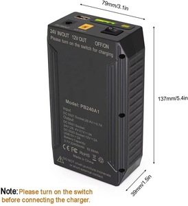 סוללת ליתיום נטענת 18650 24v/12v/5v 18650 l-ion נייד 24 וולט סוללות - Product Image 3