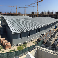 Oficina de Estructura de Acero Más Vendida con Baño Opcional, Personalizable, Sistema Fotovoltaico Equipable, Fácil de Montar e Impermeable