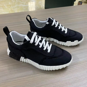 2026 Luxury Designer Washed Denim <b>Lace</b>-up Casual <b>White</b> Couple Style Sports Shoes Genuine Leather Lining Anti-Slippery Export Men - Product Image 4