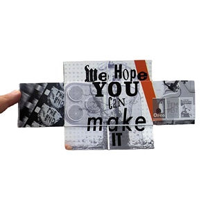 Tarjeta <span class=keywords><strong>de</strong></span> Visita Plegable Infinita Única, Impresión <span class=keywords><strong>de</strong></span> Tarjetas Infinitas con Serigrafía en Papel <span class=keywords><strong>de</strong></span> Arte, Logotipo Personalizado con Acabado UV - Product Image 6