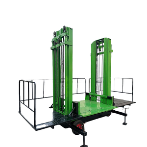 Platform Elevator elektrik Lift hidrolik 220V logam tahan lama Platform perancah 1 Ton kapasitas 10m/menit kecepatan untuk Hotel - Product Image 1