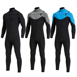 Combinaison de surf en néoprène 3/2 mm de qualité supérieure, fermeture éclair sur la poitrine, pour hommes et femmes, coupe-vent, OEM - Product Image 1