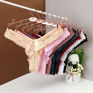 Chuangerm OEM 2026 Perizoma Sexy da Donna in <span class=keywords><strong>Pizzo</strong></span> a Vita Media Trasparente e Scavato Culottes Sexy per Donne - Product Image 4