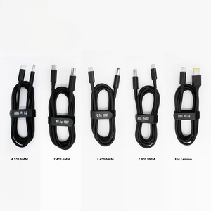 USB Type C ปลั๊กเสียบ<span class=keywords><strong>ชาร์จ</strong></span>ไฟ20V 100W 1.8m <span class=keywords><strong>HP</strong></span> พาวิลเลี่ยนแล็ปท็อปอะแดปเตอร์ USB C เพื่อ DC7.4 * 5.0มม. DC4.5 * 3.0มม. <span class=keywords><strong>สาย</strong></span> PD - Product Image 1
