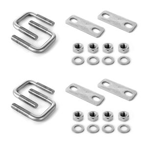 Pernos en U de Acero Inoxidable 304 316, Pernos en U Redondos y Cuadrados con Tuercas Planas - Product Image 2