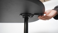 Bureau réglable en hauteur pneumatique ADA, style moderne et simple, pour la maison et le bureau, table d'appoint stable