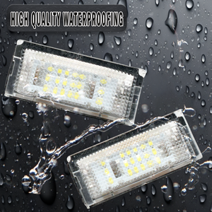 OEM-Fit 2 uds Canbus LED blanco luz de placa de matrícula para <span class=keywords><strong>BMW</strong></span> E46 3 Series 323i 325i 328i 330i <span class=keywords><strong>335i</strong></span> 325xi 328xi 1998-2007 nuevo - Product Image 5