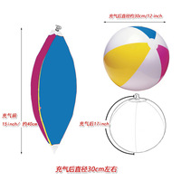 Ballons de plage gonflables colorés personnalisables, jouets de polo aquatique pour enfants avec logo, produits sportifs promotionnels