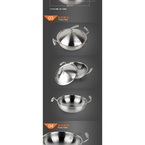Migo Thickened 304 Stainless Steel Wok Triple Layer Non Stick Double Handle Low Smoke Cooking Pan - Product Image 1