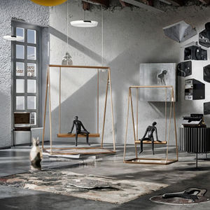 Décorations intérieures modernes en fer, ornements oscillants, sculpture de bureau, accessoires de décoration - Product Image 3