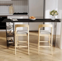 Nouvelle combinaison moderne et minimaliste 2026 de table et chaises de bar à pieds hauts