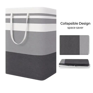 75L lớn giặt giỏ không thấm nước freestanding ráp quần áo cản trở với mở rộng xử lý giặt cản trở - Product Image 4