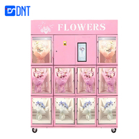 Máquina Expendedora de Flores Inteligente OEM/ODM con 10 Compartimentos Grandes, Refrigeración por Compresor, Pantalla Táctil de 15.6 Pulgadas, SDK, Autoservicio 24 Horas