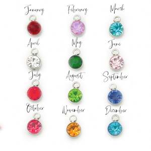 Collier personnalisé avec pierre de naissance et nom sur mesure – Chaînes tendance pour femme, idéal pour petite amie, amie – Cadeau unique avec pierre de naissance - Product Image 2