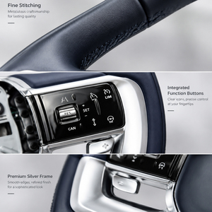 NaviHua - Accesorios de Lujo para Automóviles de Fibra de Carbono, Volante Forjado para Land Rover Range Rover Vogue 2015-2022 - Product Image 3