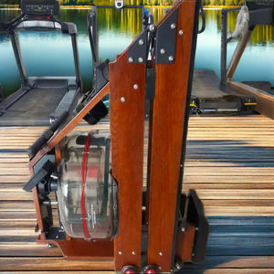 <span class=keywords><strong>Rameur</strong></span> à eau en bois réglable pour la salle de sport à domicile, exercice de remise en forme pour l'entraînement cardiovasculaire pour tous les niveaux - Product Image 2