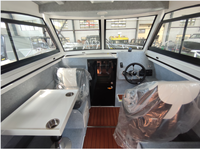 Prix d'usine - Bateau de pêche en aluminium Profisher de 7,5 m, cabine marine de qualité 5083 H116 avec moteur pour usage familial