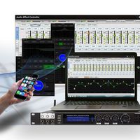 Système audio numérique professionnel Paulkitson, processeur audio, préprocesseur AP880, effets audio DSP, matériau métallique