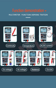 Localizador de Falhas de Cabo i-POOK RJ11&RJ45 PK655C+ com Display LCD e Teste PoE, Também com Função de Lanterna - Product Image 3