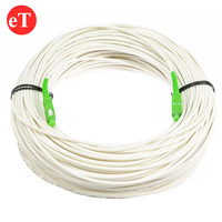 Kabel Patch Fiber Optik FTTH White Singlemode 3.0mm X 3.0mm Simplex SM G657b3 1m 2m 3m SC/APC SC APC