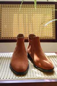 Summer <b>Spring</b> New British Retro Square Toe Patchwork Lace-Up Anti-Slip Lightweight Breathable Office & Career <b>Boots</b> - Product Image 5