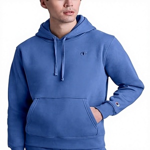 TOFEN SPORTS Sweat à capuche doublé en molleton 100 % coton pour homme, col en V, imperméable, séchage rapide, écologique, coupe-vent, hiver, tissu 300g, coupe classique - Product Image 1