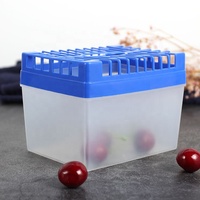 Désodorisant solide vide Récipient en plastique Bâton Déodorant Conteneur Carré Boîte en plastique ventilée