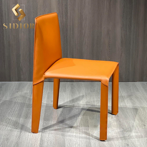 <span class=keywords><strong>Sedie</strong></span> da pranzo moderne in acciaio inox pelle gialla <span class=keywords><strong>sedie</strong></span> da pranzo Sillones sedia <span class=keywords><strong>per</strong></span> sala da pranzo - Product Image 2