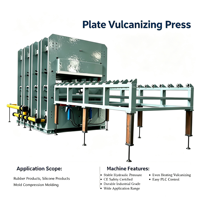 Presse de vulcanisation automatique à commande PLC pour rouleaux de caoutchouc EPDM SBR, machine de formage à chaud pour la fabrication de tapis de voiture et de tapis pour bétail