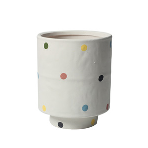 <span class=keywords><strong>Vase</strong></span> haut de style nordique, pot de fleurs <span class=keywords><strong>d</strong></span>'intérieur pour plantes vertes, cactus, <span class=keywords><strong>orchidée</strong></span> en pot avec trous, à pois, fait main - Product Image 5