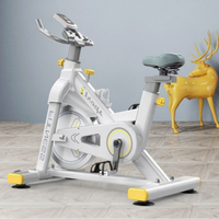 Ultra-leiser Standfahrradtrainer mit Magnetwiderstand, 150 kg maximale Belastbarkeit, Herzfrequenzüberwachung, Trainingsprogramme für den Heimgebrauch