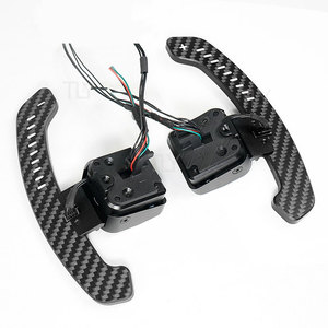 Pales de changement de vitesse magnétiques en fibre de carbone pour <span class=keywords><strong>Audi</strong></span> A1/A3/A4/A5/A6/Q3/Q5/Q7/Q8/S1/S2/S3/S4/<span class=keywords><strong>S5</strong></span>/SQ7/SQ8/RS2/RS3/RS4/RSQ5 - Luxe - Product Image 2